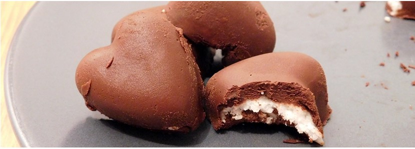 NOIX DE COCO AU CHOCOLAT