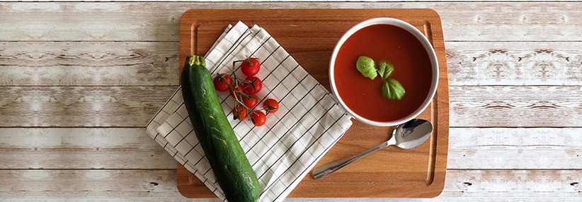 SOUPE TOMATE ET COURGETTE