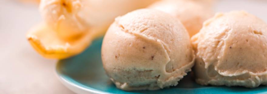 GLACE BANANE ET NOIX